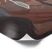 Black Jesus Crucified Perfect Poster (Hoek)