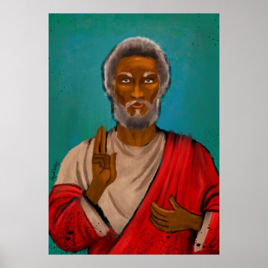 Black Jesus Poster (Voorkant)