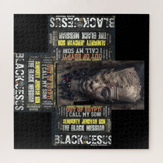 BLACK JESUS puzzel Legpuzzel (Horizontaal)