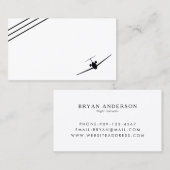 Black Jet Aviation Visitekaartje (Voorkant / Achterkant)