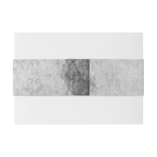 Black Jewel Gothic Wedding Uitnodigingen Wikkel (Achterkant Voorbeeld)