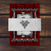 Black Jewel Gothic Wedding Uitnodigingen Wikkel