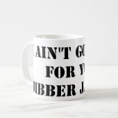 Black Jibber Jabber Mok (Voorkant links)