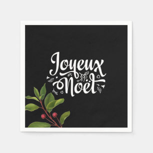 Black Joyeux Noel Servet
