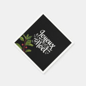 Black Joyeux Noel Servet (Hoek)