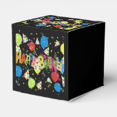 Black Joyous Happy Birthday Bedankdoosjes (Achterkant)