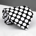 Black Jumbo Polka Dots Custom Necktie Stropdas<br><div class="desc">Make a bold statement with this custom necktie featuring vibrant jumbo polka dots. Perfect for adding a touch of playful elegance to any outfit, this necktie is a unique and eye-catching accessory that’s sure to turn heads. Whether you’re dressing up for a special occasion or adding some personality to your...</div>