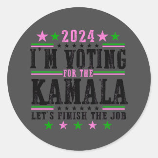 Black Kamala voor 2024 Campaign Sticker