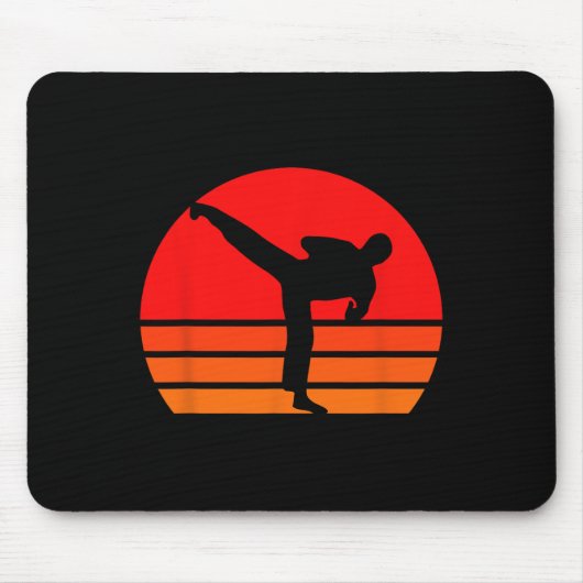 Black Karate Shirt Muismat (Voorkant)