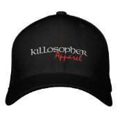 Black Killosopher Apparel Flexfit Pet (Voorkant)