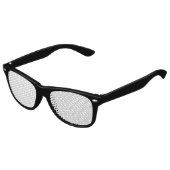 Black Kinder Retro Party Shades Kinder Zonnebril (Gekanteld)