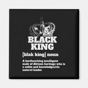 Black King Afro-Amerikaanse trots zwart Magneet