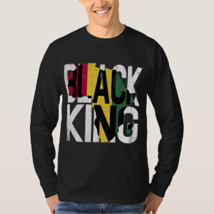 Black King Black History Maand African American Pr T-shirt