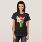 Black King Black History Month African American Bl T-shirt (Voorkant volledig)