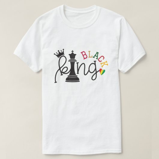 Black King - Black History Month T-shirt (Design voorkant)
