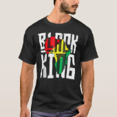 Black King Black Power Black — geschiedenismaand z T-shirt (Voorkant)