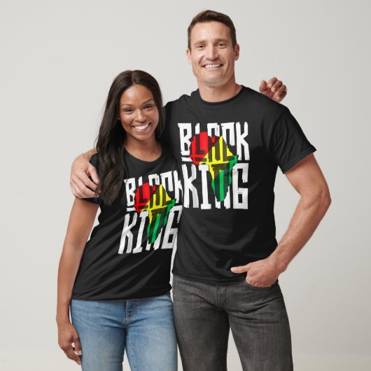Black King Black Power Black — geschiedenismaand z T-shirt (Unisex)