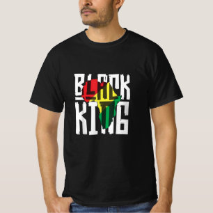 Black King Boys Man Geschiedenis Maand Afrika Trib T-shirt