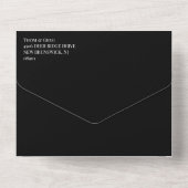 Black King Chess Pineersels Gay Wedding All In One Uitnodiging (Achterkant)