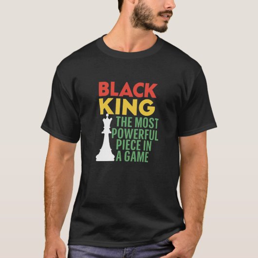 Black King: het krachtigste stuk T-shirt (Voorkant)