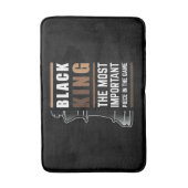 Black King is het belangrijkste stuk in het spel 1 Badmat (Voorkant Verticaal)