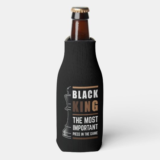 Black King is het belangrijkste stuk in het spel 1 Flesjeskoeler (Fles Voorkant)