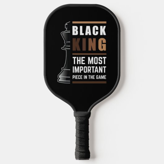 Black King is het belangrijkste stuk in het spel 1 Pickleball Paddle (Voorkant)