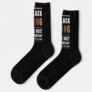 Black King is het belangrijkste stuk in het spel 1 Sokken