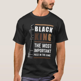 Black King is het belangrijkste stuk in het spel 1 T-shirt