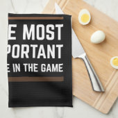 Black King is het belangrijkste stuk in het spel 1 Theedoek (Quarter Fold)