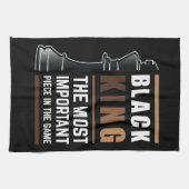 Black King is het belangrijkste stuk in het spel 1 Theedoek (Horizontaal)