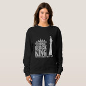Black King machtigste punthaas Trui (Voorkant volledig)