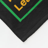 Black King Nutritional Facts Pride Afrikaans Manne Fleece Deken (Hoek)