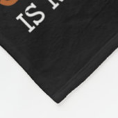 Black King Onafhankelijkheidsdag Melanine Papa Man Fleece Deken (Hoek)