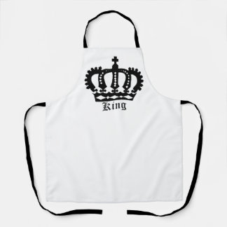 Black King op de kroon Schort