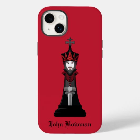 Black King / Persoonlijke naam Hoesje-Mate iPhone Case-Mate iPhone Case (Achterkant)