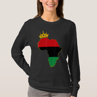 Black King Queen Couple Matching African American T-shirt