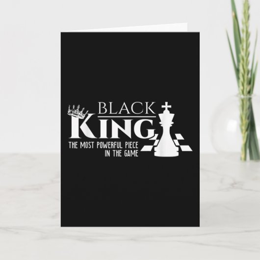 Black King - The Most Powerful Piece In The Game - Kaart (Voorkant)