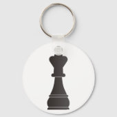 Black kingchess piece sleutelhanger (Voorkant)