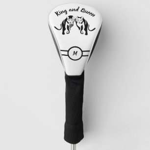 Black Kings and Queens Black Leo Leeuw en Leeuwin Golfheadcover