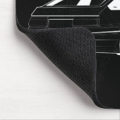 Black KIS Levin AE86 Muismat (Hoek)