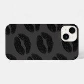 Black Kisses iPhone Hoesje (Achterkant horizontaal)