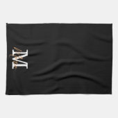 Black Kitchen Hand Towel Theedoek (Horizontaal)
