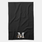 Black Kitchen Hand Towel Theedoek (Verticaal)