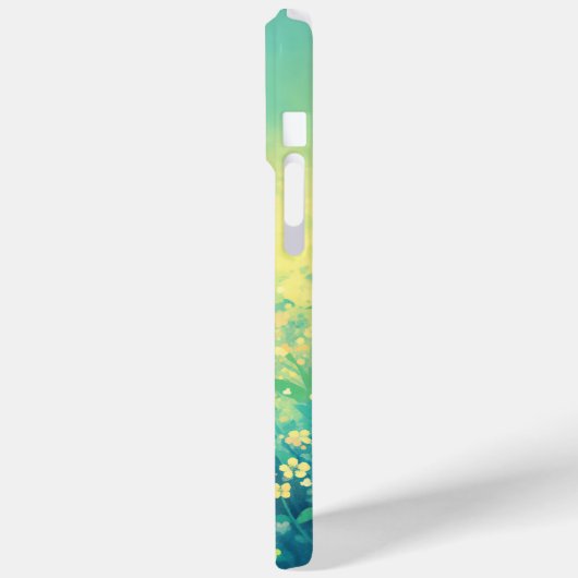 Black Kitten Floral Fantasy Case-Mate iPhone Case (Achterkant / Links)