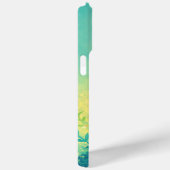 Black Kitten Floral Fantasy Case-Mate iPhone Case (Achterkant / Rechts)