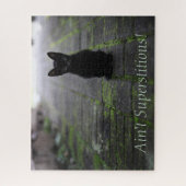 Black Kitten Jigsaw Puzzle Legpuzzel (Verticaal)