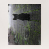 Black Kitten Jigzaag Puzzle Legpuzzel (Verticaal)