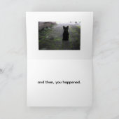 BLACK KITTEN - LOVE CARD FEESTDAGEN KAART (Binnen)