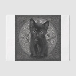 Black Kitten Tissuepapier